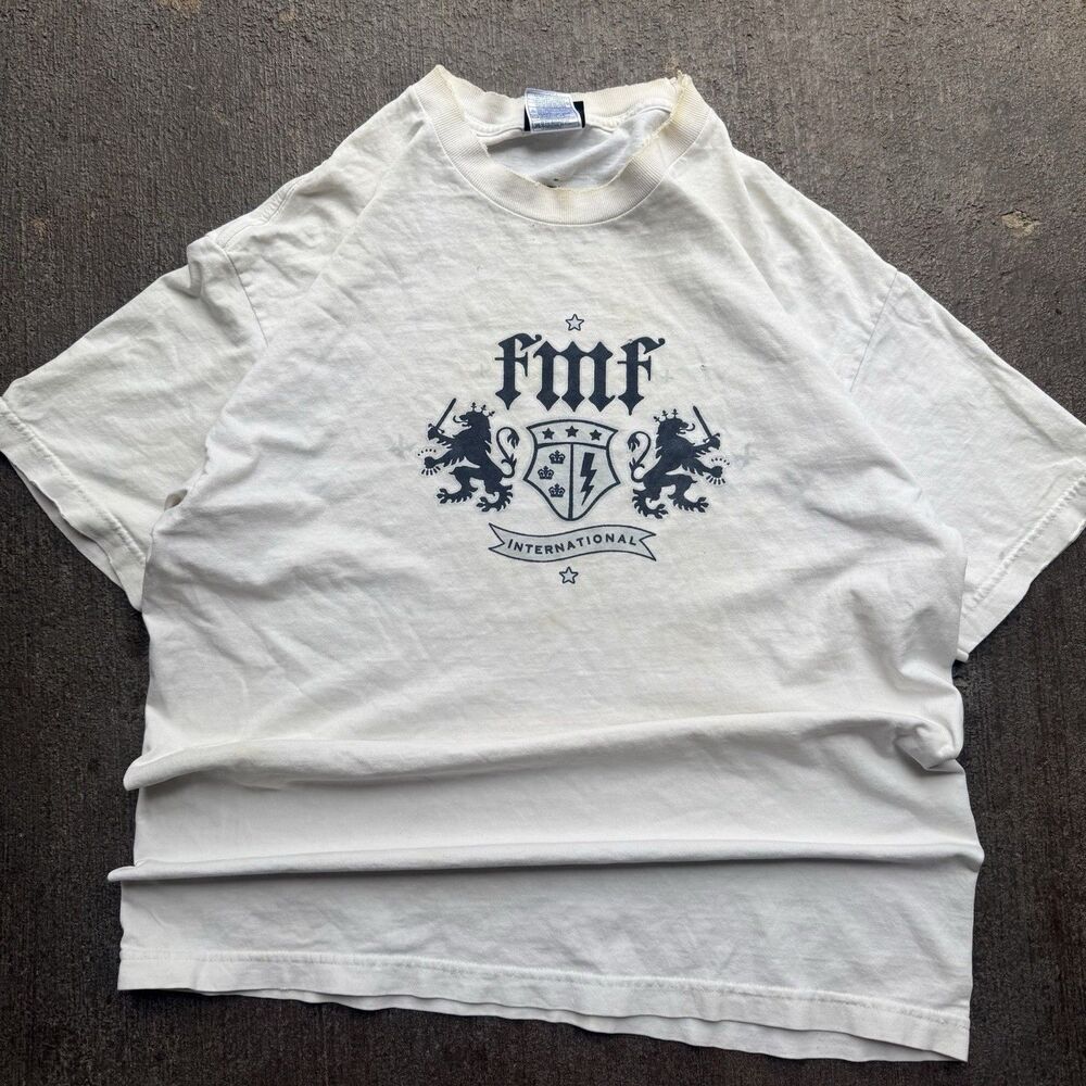 2000s FMF Racing Vintage Shirt Motocross Side Large